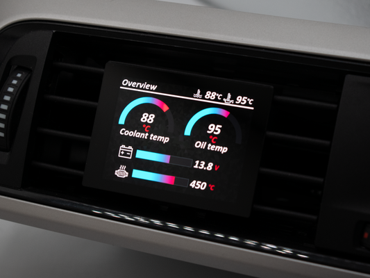 Data display for BMW 3 Series 4 Series F3X F30 F8X F80 F82