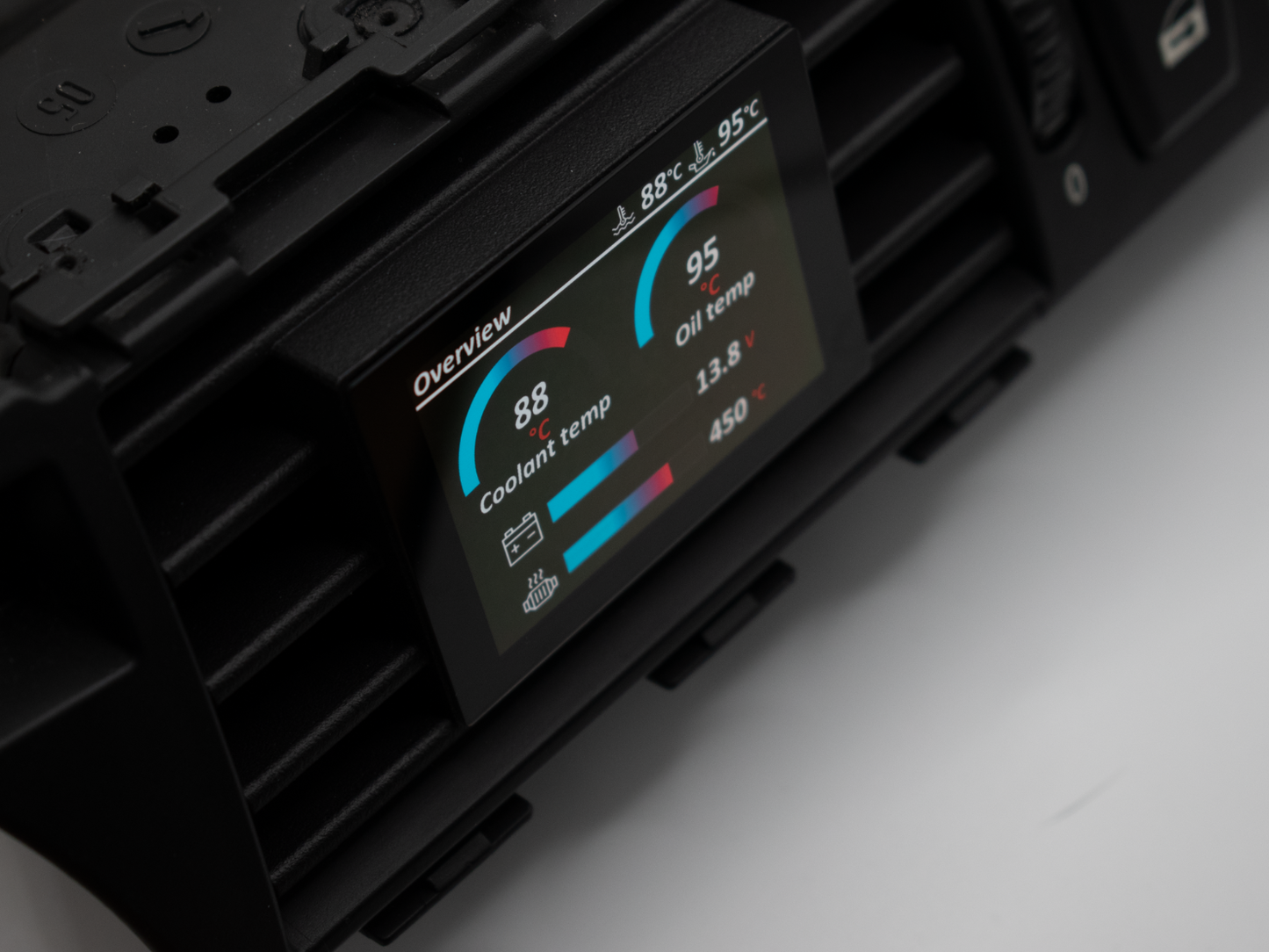 🔥 NEU: Datendisplay für BMW 5er E6X E60 E61 ECKIG