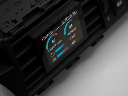 🔥 NEU: Datendisplay für BMW 5er E6X E60 E61 ECKIG