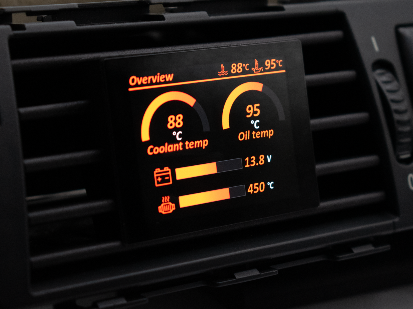 🔥 NEU: Datendisplay für BMW 5er E6X E60 E61 ECKIG