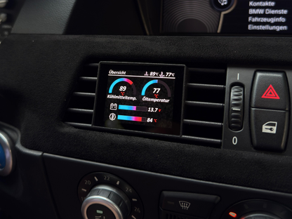 Datendisplay BMW 5er E6X E60 E61 ECKIG