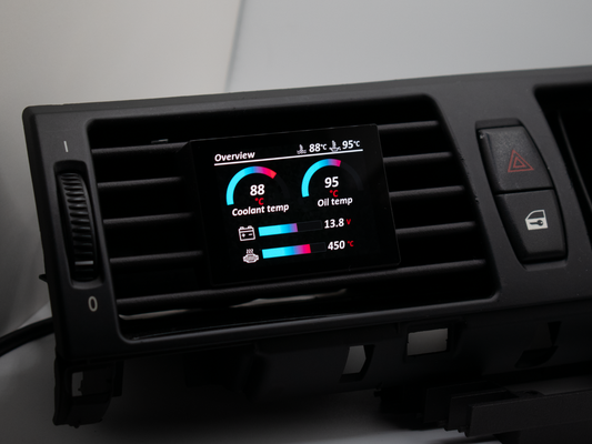 🔥 NEU: Datendisplay für BMW X5 X6 E70 E71 E7X ECKIG