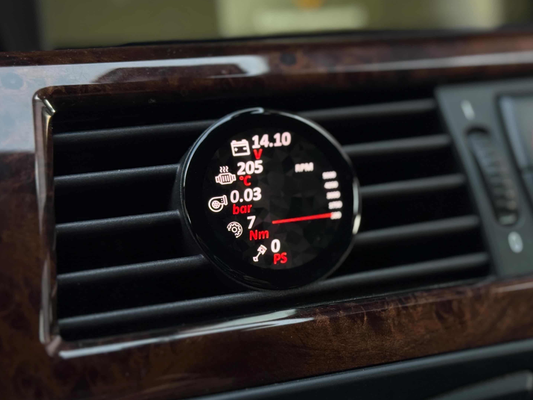 Data display for BMW 5 series E6X E60 E61 ROUND