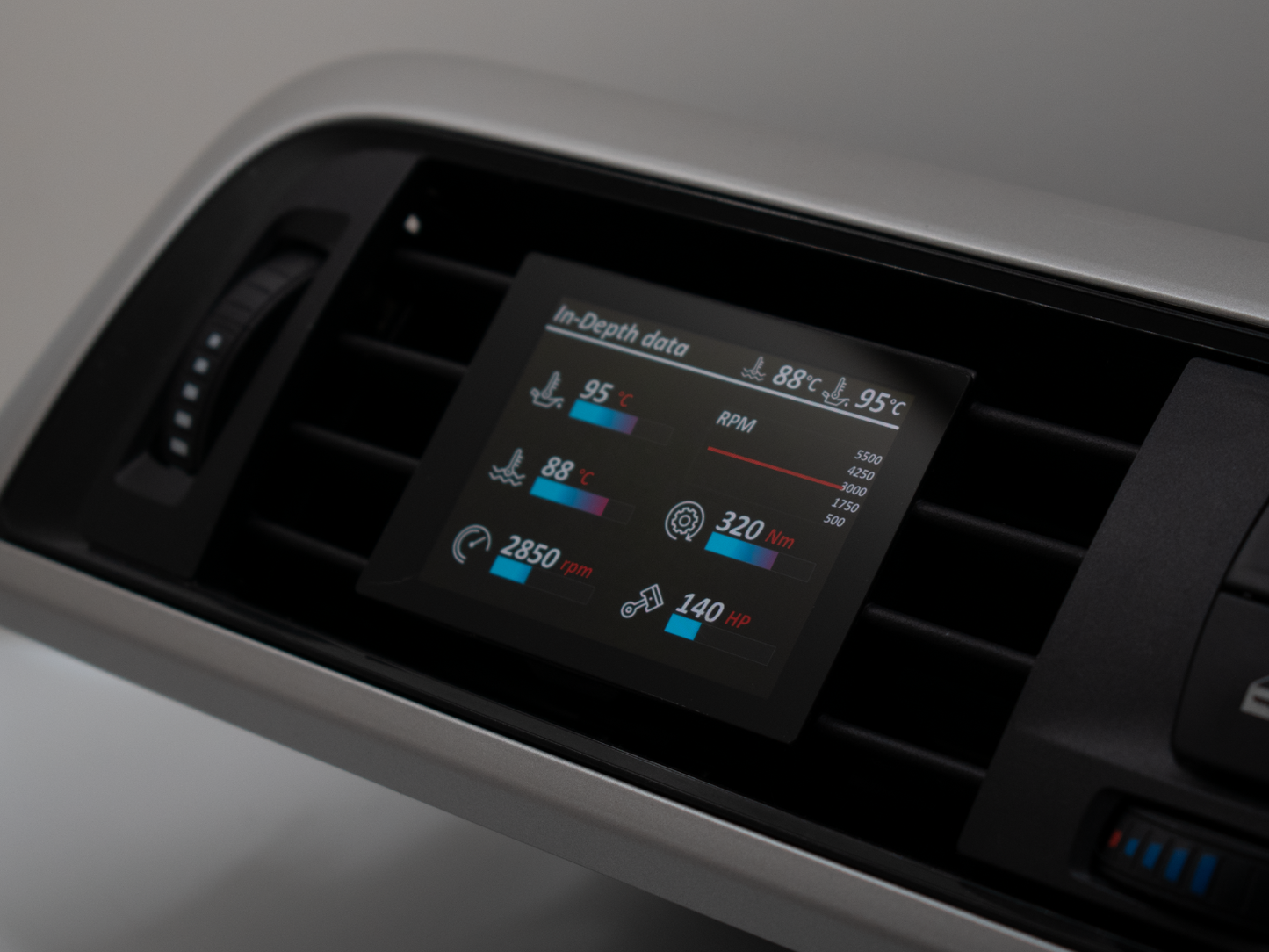 🔥 NEU: Datendisplay für BMW 1er 2er F2X F87 ECKIG