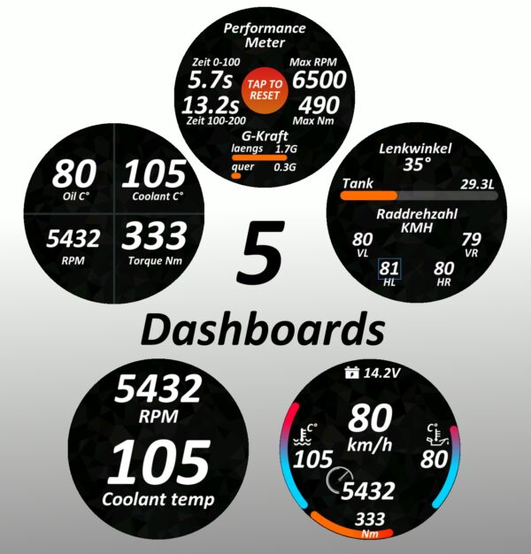 COREDISPLAY GEN3 - Datendisplay für BMW E9x E90 E91 E92 E93 – Bild 6